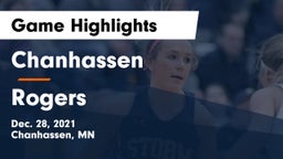 Chanhassen  vs Rogers  Game Highlights - Dec. 28, 2021