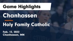 Chanhassen  vs Holy Family Catholic  Game Highlights - Feb. 12, 2022
