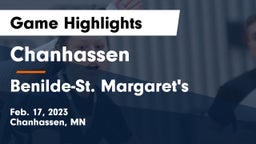 Chanhassen  vs Benilde-St. Margaret's  Game Highlights - Feb. 17, 2023