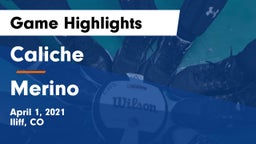 Caliche  vs Merino Game Highlights - April 1, 2021