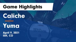 Caliche  vs Yuma Game Highlights - April 9, 2021