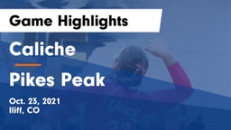 Caliche  vs Pikes Peak Game Highlights - Oct. 23, 2021