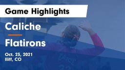 Caliche  vs Flatirons Game Highlights - Oct. 23, 2021