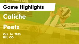 Caliche  vs Peetz Game Highlights - Oct. 14, 2023