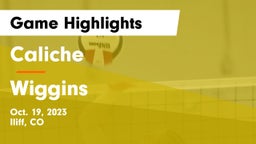 Caliche  vs Wiggins  Game Highlights - Oct. 19, 2023