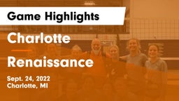 Charlotte  vs Renaissance  Game Highlights - Sept. 24, 2022