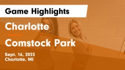 Charlotte  vs Comstock Park  Game Highlights - Sept. 16, 2023