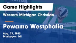 Western Michigan Christian  vs Pewamo Westphalia Game Highlights - Aug. 23, 2019