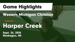 Western Michigan Christian  vs Harper Creek  Game Highlights - Sept. 26, 2020