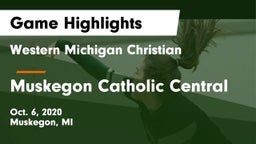 Western Michigan Christian  vs Muskegon Catholic Central Game Highlights - Oct. 6, 2020