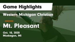 Western Michigan Christian  vs Mt. Pleasant  Game Highlights - Oct. 10, 2020