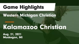 Western Michigan Christian  vs Kalamazoo Christian  Game Highlights - Aug. 21, 2021