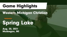 Western Michigan Christian  vs Spring Lake  Game Highlights - Aug. 20, 2021