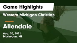 Western Michigan Christian  vs Allendale  Game Highlights - Aug. 30, 2021