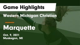Western Michigan Christian  vs Marquette Game Highlights - Oct. 9, 2021
