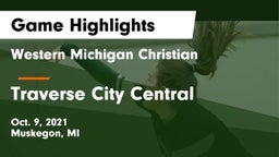 Western Michigan Christian  vs Traverse City Central  Game Highlights - Oct. 9, 2021