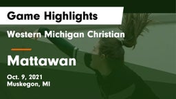 Western Michigan Christian  vs Mattawan  Game Highlights - Oct. 9, 2021