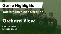 Western Michigan Christian  vs Orchard View  Game Highlights - Oct. 12, 2021