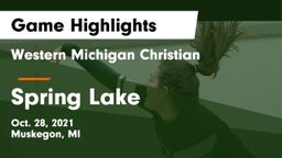 Western Michigan Christian  vs Spring Lake  Game Highlights - Oct. 28, 2021