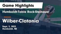 Humboldt-Table Rock-Steinauer  vs Wilber-Clatonia  Game Highlights - Sept. 3, 2022