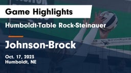 Humboldt-Table Rock-Steinauer  vs Johnson-Brock  Game Highlights - Oct. 17, 2023