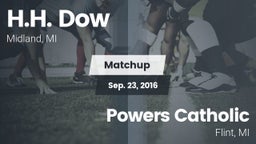 Matchup: Dow High vs. Powers Catholic  2016