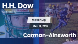 Matchup: Dow High vs.  Carman-Ainsworth   2016