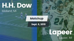 Matchup: H.H. Dow  vs. Lapeer   2019