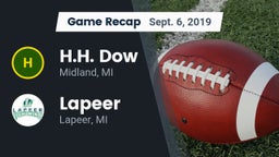 Recap: H.H. Dow  vs. Lapeer   2019