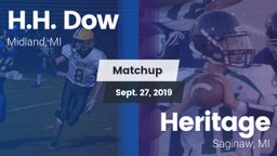 Matchup: H.H. Dow  vs. Heritage  2019