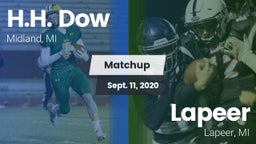 Matchup: H.H. Dow  vs. Lapeer   2020