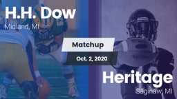 Matchup: H.H. Dow  vs. Heritage  2020