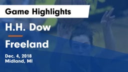 H.H. Dow  vs Freeland  Game Highlights - Dec. 4, 2018