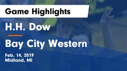 H.H. Dow  vs Bay City Western  Game Highlights - Feb. 14, 2019