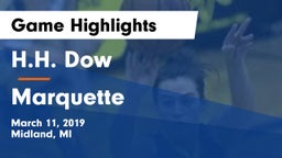 H.H. Dow  vs Marquette  Game Highlights - March 11, 2019