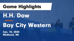 H.H. Dow  vs Bay City Western  Game Highlights - Jan. 10, 2020