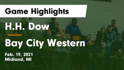 H.H. Dow  vs Bay City Western  Game Highlights - Feb. 19, 2021