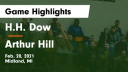 H.H. Dow  vs Arthur Hill Game Highlights - Feb. 20, 2021