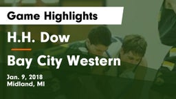 H.H. Dow  vs Bay City Western  Game Highlights - Jan. 9, 2018