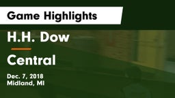 H.H. Dow  vs Central  Game Highlights - Dec. 7, 2018