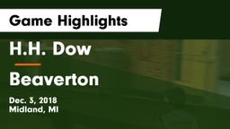 H.H. Dow  vs Beaverton  Game Highlights - Dec. 3, 2018