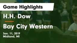 H.H. Dow  vs Bay City Western  Game Highlights - Jan. 11, 2019