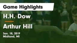 H.H. Dow  vs Arthur Hill  Game Highlights - Jan. 18, 2019
