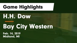 H.H. Dow  vs Bay City Western  Game Highlights - Feb. 14, 2019