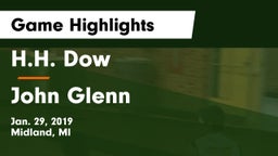 H.H. Dow  vs John Glenn  Game Highlights - Jan. 29, 2019