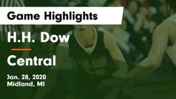 H.H. Dow  vs Central Game Highlights - Jan. 28, 2020