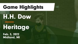 H.H. Dow  vs Heritage  Game Highlights - Feb. 3, 2022