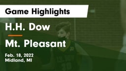 H.H. Dow  vs Mt. Pleasant  Game Highlights - Feb. 18, 2022