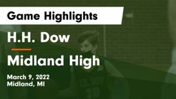 H.H. Dow  vs Midland High Game Highlights - March 9, 2022