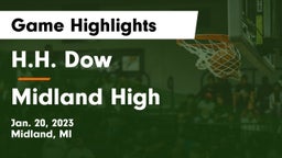 H.H. Dow  vs Midland High Game Highlights - Jan. 20, 2023